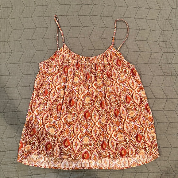 NWOT Evereve Ally Ikat Tank XS - Picture 4 of 4